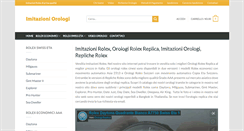 Desktop Screenshot of imitazioniorologi.net